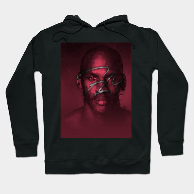 FLY - NBA Michael Jordan Bulls Polygon Art Hoodie by JRoseGraphics